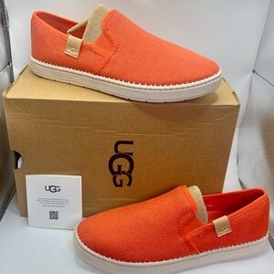 UGG Orange Slip-On Flats